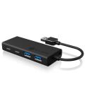ICY BOX IB-HUB1426-U3, USB 3.2 Gen 1 Hub Type-A zu 2x Type-C® und 2x Type-A USB Anschlüssen