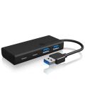ICY BOX IB-HUB1426-U3, USB 3.2 Gen 1 Hub Type-A zu 2x Type-C® und 2x Type-A USB Anschlüssen