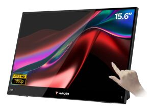 Verbatim Portable 15.6" FHD Touch Monitor LIGHT Tragbarer Monitor Schwarz 39,6 cm (15.6") LCD 1920 x 1080 Pixel