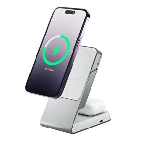 ALOGIC MSCDDWH Ladegerät für Mobilgeräte Kopfhörer, Smartphone Weiß USB Kabelloses Aufladen Schnellladung Drinnen