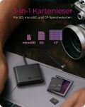 ICY BOX IB-CR301-C3 Externer Multi Card Reader (CF, SD, microSD) mit USB 3.2 Gen 1 Type-C® Hostanschluss