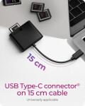 ICY BOX IB-CR301-C3 Externer Multi Card Reader (CF, SD, microSD) mit USB 3.2 Gen 1 Type-C® Hostanschluss