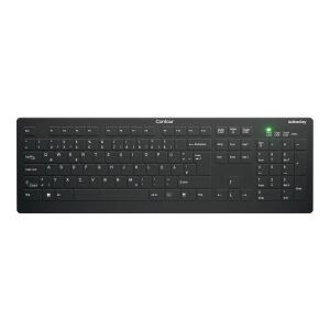 Contour Design Active Key Contour QuickClean Medizinische Tastatur Abnehmbare Abdeckung Full-Size Kabellos Schwarz DE C8112