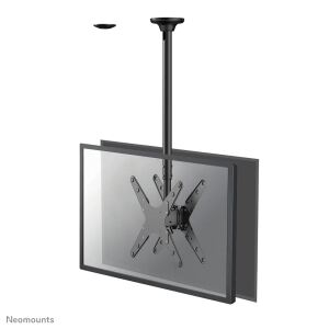Neomounts FPMA-C340DBLACK Doppel Monitor-/TV-Deckenhalterung 32-75" - H 106-156 cm