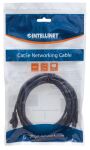 Intellinet Netzwerkkabel, Cat6, U/UTP, CCA, Cat6-kompatibel, RJ45-Stecker/RJ45-Stecker, 15,0 m, schwarz