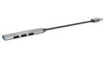 Manhattan 168427 Schnittstellen-Hub USB 3.2 Gen 1 (3.1 Gen 1) Type-A 5000 Mbit/s Grau