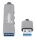 Manhattan 168427 Schnittstellen-Hub USB 3.2 Gen 1 (3.1 Gen 1) Type-A 5000 Mbit/s Grau