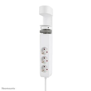 Neomounts DS22-840WH6 Tischsteckdose mit Klemme und USB-C- und USB-A-Anschlüssen - Schnellladung