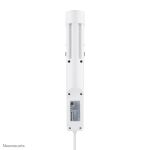 Neomounts DS22-840WH6 Tischsteckdose mit Klemme und USB-C- und USB-A-Anschlüssen - Schnellladung