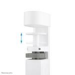 Neomounts DS22-840WH6 Tischsteckdose mit Klemme und USB-C- und USB-A-Anschlüssen - Schnellladung