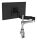 R-Go Tools Monitorarm R-Go Caparo, verstellbarer Einzelmonitorarm mit Gasfeder, 100% Zirkular, 3-9 kg Tragkraft, schwarz