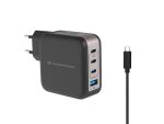 Conceptronic 4-Port 100W GaN USB-PD-Ladegerät mit...
