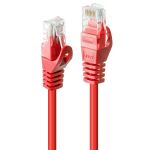 Lindy 48182 Netzwerkkabel Rot 1 m Cat6 U/UTP (UTP)