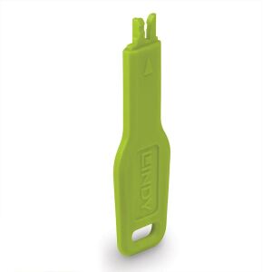 Lindy 47893 Schnittstellenblockierung Türblockierschlüssel RJ-45 Grün Acrylnitril-Butadien-Styrol (ABS)