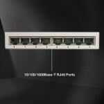 Lindy 25045 Netzwerk-Switch Managed Gigabit Ethernet (10/100/1000) Power over Ethernet (PoE) Silber