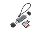 Conceptronic BIAN05G 2-in-1 Dual Plug Kartenleser USB 3.0, SD/MicroSD 3.0, UHS-I