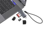 Conceptronic BIAN05G 2-in-1 Dual Plug Kartenleser USB 3.0, SD/MicroSD 3.0, UHS-I