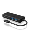 ICY BOX IB-HUB1426-CPD, USB 3.2 Gen 1 Type-C® Hub zu 2x Type-C® und 2x Type-A USB Anschlüssen und Power Delivery bis zu 60 W