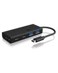ICY BOX IB-HUB1426-CPD, USB 3.2 Gen 1 Type-C® Hub zu 2x Type-C® und 2x Type-A USB Anschlüssen und Power Delivery bis zu 60 W