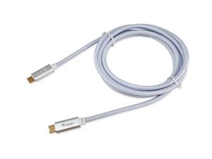 Equip USB 3.2 Gen 2 C-auf-C-Kabel, M/M, 3,0m, PD100W , 4K/60Hz, 10Gbps, Weiß
