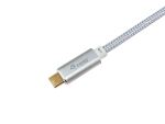 Equip USB 3.2 Gen 2 C-auf-C-Kabel, M/M, 3,0m, PD100W , 4K/60Hz, 10Gbps, Weiß