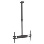 Manhattan Universal TV-Deckenhalterung, Geeignet für Bildschirme von 37" bis 70"* und bis zu 50 kg, 0Â° bis -15Â° neigbar, 360Â° schwenkbar, Teleskopstange 105 bis 156 cm ausziehbar, schwarz