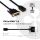 CLUB3D DVI auf HDMI Kabel St./B. 2m Bidirektional