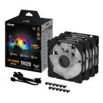 ASUS TUF Gaming TR120 ARGB Reverse Fan - Triple Pack Computergehäuse Ventilator 12 cm Schwarz