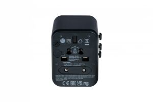Verbatim 49544 Netzstecker-Adapter Universal Schwarz