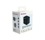 Verbatim 49544 Netzstecker-Adapter Universal Schwarz