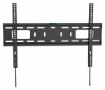 Manhattan Ultraflache TV-Wandhalterung mit besonders hoher Traglast, Für Bildschirme von 37" bis 70" und bis zu 50 kg, starr, extraflache Bauform, schwarz