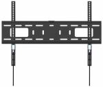 Manhattan Ultraflache TV-Wandhalterung mit besonders hoher Traglast, Für Bildschirme von 37" bis 70" und bis zu 50 kg, starr, extraflache Bauform, schwarz