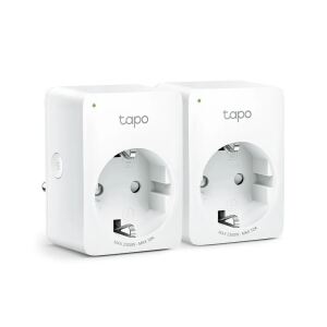 TP-Link Tapo P100(2-PACK)(EU) Smart Plug 2990 W Haus Weiß
