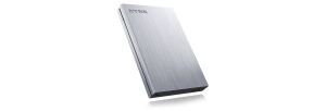 ICY BOX IB-241WP, Ext. HDD-Gehäuse, 1x 2,5" SATA (I/II/III 6Gbit/s) HDD zu USB 3.2 Gen 1 UASP Host, Aluminium, mit einstellbarem Schreibschutz