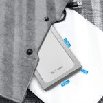 ICY BOX IB-241WP, Ext. HDD-Gehäuse, 1x 2,5" SATA (I/II/III 6Gbit/s) HDD zu USB 3.2 Gen 1 UASP Host, Aluminium, mit einstellbarem Schreibschutz