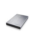 ICY BOX IB-241WP, Ext. HDD-Gehäuse, 1x 2,5" SATA (I/II/III 6Gbit/s) HDD zu USB 3.2 Gen 1 UASP Host, Aluminium, mit einstellbarem Schreibschutz
