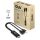 CLUB3D CAC-1331 Videokabel-Adapter 0,25 m HDMI DisplayPort Schwarz