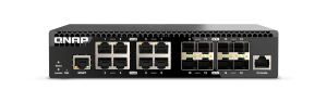 QNAP QSW-M3216R-8S8T Netzwerk-Switch Managed L2/L3 10G Ethernet (100/1000/10000) 1U Schwarz