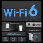 TP-Link AX6000 Mesh Wi-Fi 6 Weiß 1000, 2500 Mbit/s