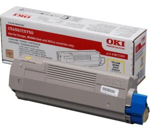 OKI 43872305 Tonerkartusche 1 Stück(e) Original Gelb