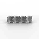Lindy 40464 Schnittstellenblockierung USB Typ-A Weiß Acrylnitril-Butadien-Styrol (ABS) 10 Stück(e)
