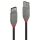 Lindy 36703 USB Kabel USB 2.0 2 m USB A 0,48 Gbit/s Schwarz, Grau