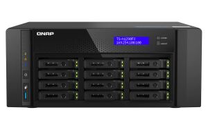 QNAP TS-h1290FX NAS Tower EPYC 7302P 128 GB DDR4 0 TB QuTS hero Schwarz