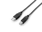 Equip USB 2.0 A auf B Kabel, 2.0m, Black