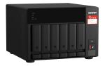 QNAP TVS-675 NAS Tower ZhaoXin KaiXian KX-6000 KX-U6580 8 GB DDR4 0 TB QuTS hero Schwarz