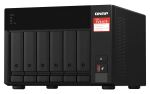 QNAP TVS-675 NAS Tower ZhaoXin KaiXian KX-6000 KX-U6580 8 GB DDR4 0 TB QuTS hero Schwarz