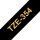 Brother TZE-354 Etiketten erstellendes Band Gold auf Schwarz