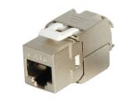 Equip Cat.6 abgeschirmter Keystone Jack werkzeugfrei, 8 Stück/Packung