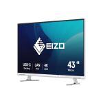 EIZO FlexScan EV4340X-WT Computerbildschirm 108 cm (42.5") 3840 x 2160 Pixel 4K Ultra HD LCD Weiß