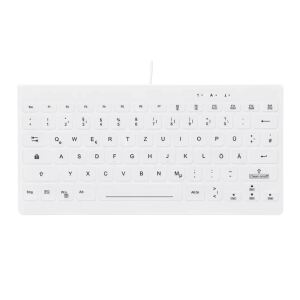 Contour Design Active Key Contour QuickClean Medizinische Tastatur Abnehmbare Abdeckung Mini Kabelgebunden Weiß DE C4112